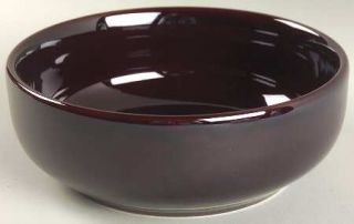 Home Trends Red Oak Soup/Cereal Bowl, Fine China Dinnerware   All Dark Red,Coupe