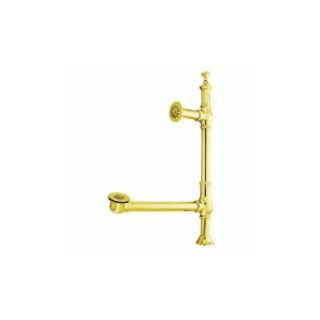 Elements of Design DS3092 Essentials British Lever Style Drain With Brass Linkag