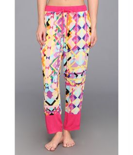 Josie Rive Gauche Chic Printed Challis Crop Pajama Pant Womens Pajama (Multi)