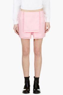 Jacquemus Pink Number 61 Tiered Slit Skirt