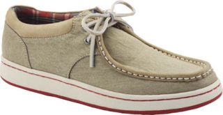Mens Sperry Top Sider Sperry Cup Moc Canvas   Chino Canvas Lace Up Shoes