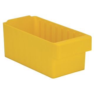 Akro Mils Akrodrawers Colored Drawers   5 5/8Wx11 5/8Dx4 5/8H   Yellow   Yellow   Lot of 6  (31162YEL)