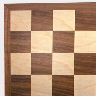 Classic Walnut Chess Board Brown   95817, 17