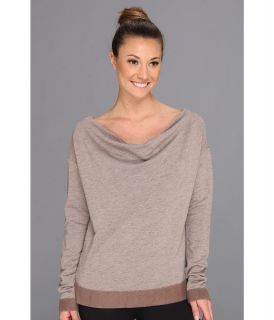 Beyond Yoga Comfy Pullover Womens Long Sleeve Pullover (Gray)