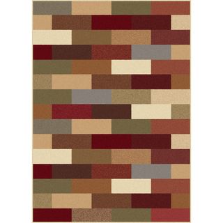 Multi Abstract Area Rug (5 X 7)
