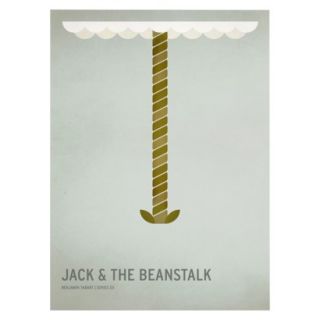 Jack and the Beanstalk Unframed Wall Canvas
