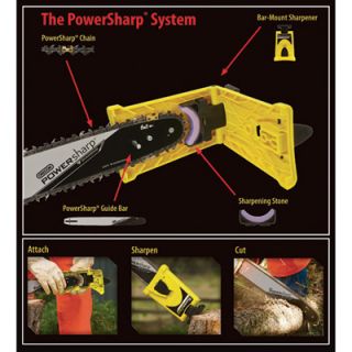Oregon PowerSharp Bar Mount Chain Sharpening Kit For 18 Inch Chain Saws, Model