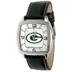 Green Bay Packers Game Time Pro Retro Leather Watch