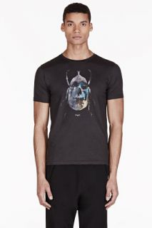Paul Smith Jeans Black Beetle Print T_shirt