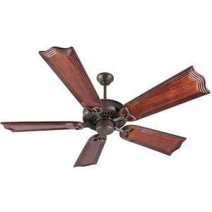 Craftmade CRA K10818 American Tradition 56 Ceiling Fan with Custom Carved Welli