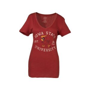 Iowa State Cyclones 47 Brand NCAA Womens Scrum Vneck T Shirt
