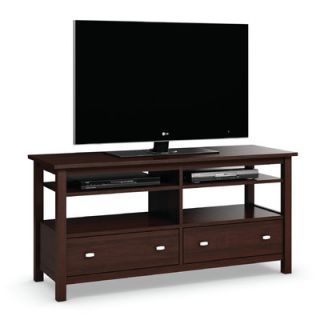 Caravel Carabus Entertainment Console With Two Drawers and Two Adjustable She