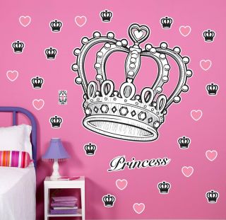 Elegant Princess Damask Giant Wall Decals