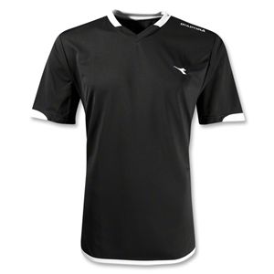 Diadora Uffizi Soccer Jersey (Black)