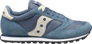 Mens Saucony Jazz Low Pro   Marine/Tan Originals