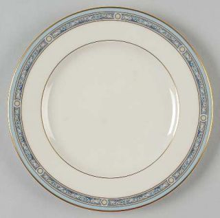 Mikasa Regal Estate Salad Plate, Fine China Dinnerware   Fine Ivory,Blue Edge,Ci