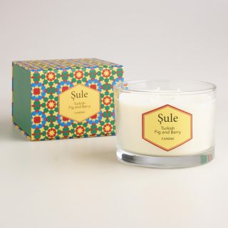 Fig and Berry Sule Turkish Boxed Candle   World Market