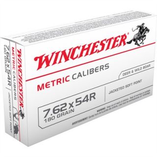 Winchester white Box Rifle Ammunition   Winchester Target Ammo 7.62x54r 180gr Sp 20/Bx
