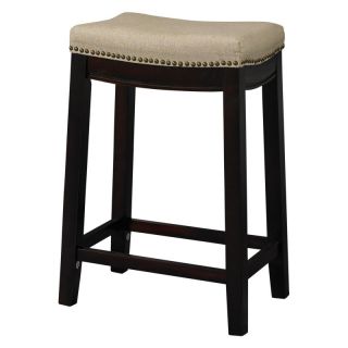 Linon Allure 24 in. Backless Counter Height Stool Multicolor   98325WAL 01 KD