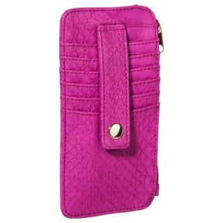 Merona Textured Credit Card Wallet   Pink