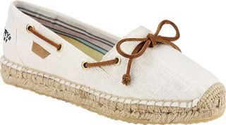 Womens Sperry Top Sider Katama   Ivory Canvas Casual Shoes