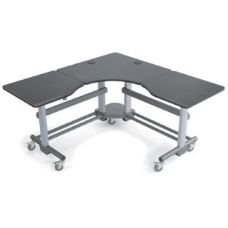 Anthro MoveMore Corner Desk with Sitting and Standing Functionality ELTBC Fin
