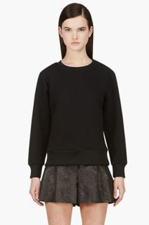 Surface To Air Black Textured Knit Stelly Sweater