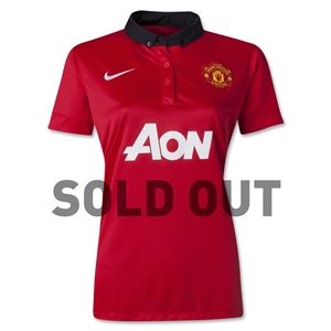 Nike Manchester United 13/14 Womens Home Soccer Jersey