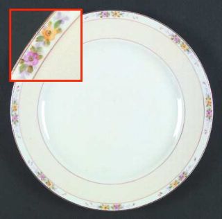 Noritake Linwood, The Dinner Plate, Fine China Dinnerware   Pink & Yellow Flower