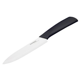 Toponeware Ceramic 5 Slicing Knife  Black Handle White Blade, Ckbkw5 (ABS PlasticBlade Dimension 3 inches5 inch ceramic slicing knife; black handle and white bladeStay sharper longer Hander and shaper than steel; material is the second hardest material