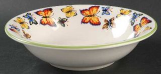 Tabletops Unlimited Butterfly Garden Coupe Soup Bowl, Fine China Dinnerware   Di