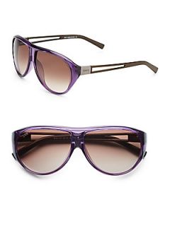 Modified Aviator Injected Sunglasses/Violet   Violet