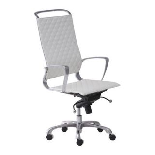 dCOR design Jackson High Back Office Chair 205886 / 205887 Color White