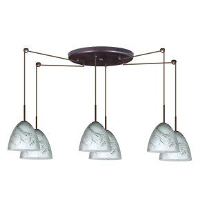 Besa Lighting BEL 6JC 4470MG BR Vila Pendant