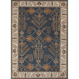 Hand tufted Transitional Oriental Wool Area Rug (26 X 8 )